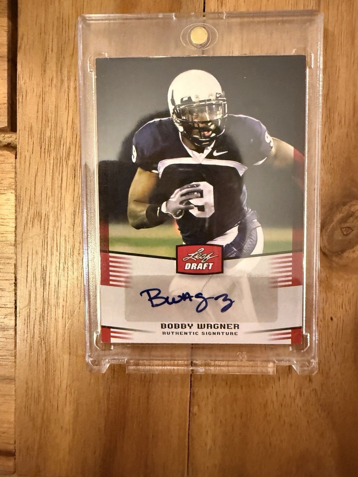 Bobby Wagner Leaf Draft Autographs #BW2 Red