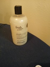 Philosophy Fresh Cream  Mint 3 in 1 Shampoo Shower Gel Bath 16 oz
