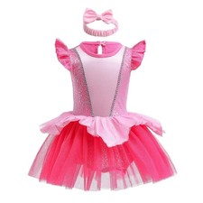 Lito Angels Vestito Bebè Principessa Set Pagliaccetto Tutina per Bimba Neonata