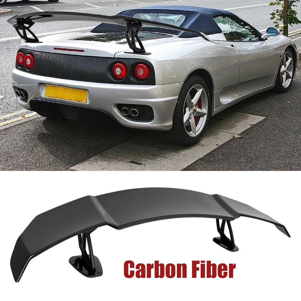 For Ferrari 360 Modena Rear Trunk Wing Racing Spoiler Gloss Carbon black