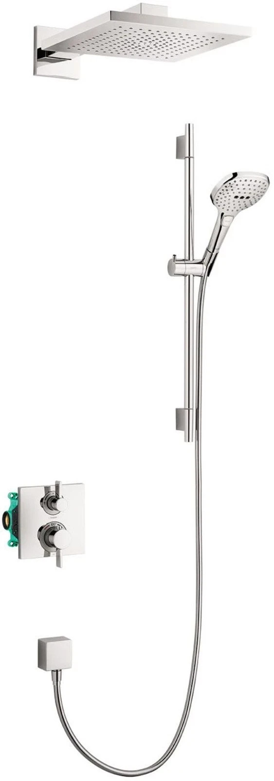 Hansgrohe Raindance E Thermostatic Shower System Chrome 0491