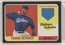 2018 Topps Heritage Minor League Edition Black 14/50 Yadier Alvarez #CCR-YA 0c6