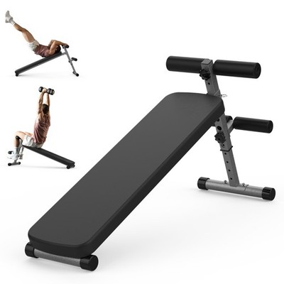 Finer Form Gym-Quality Adjustable Sit Up Ab Bench & Decline Weight Bench for ...