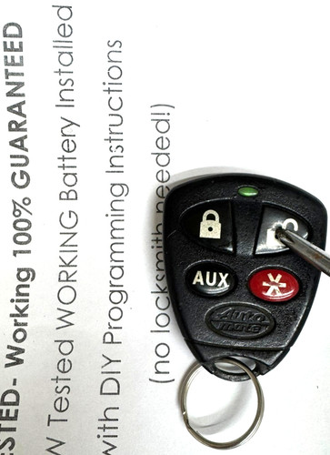 AUTO MATE KEYLESS REMOTE CAR STARTER ALARM FOB TRANSMITTER EZSDEI474V RPN 474A