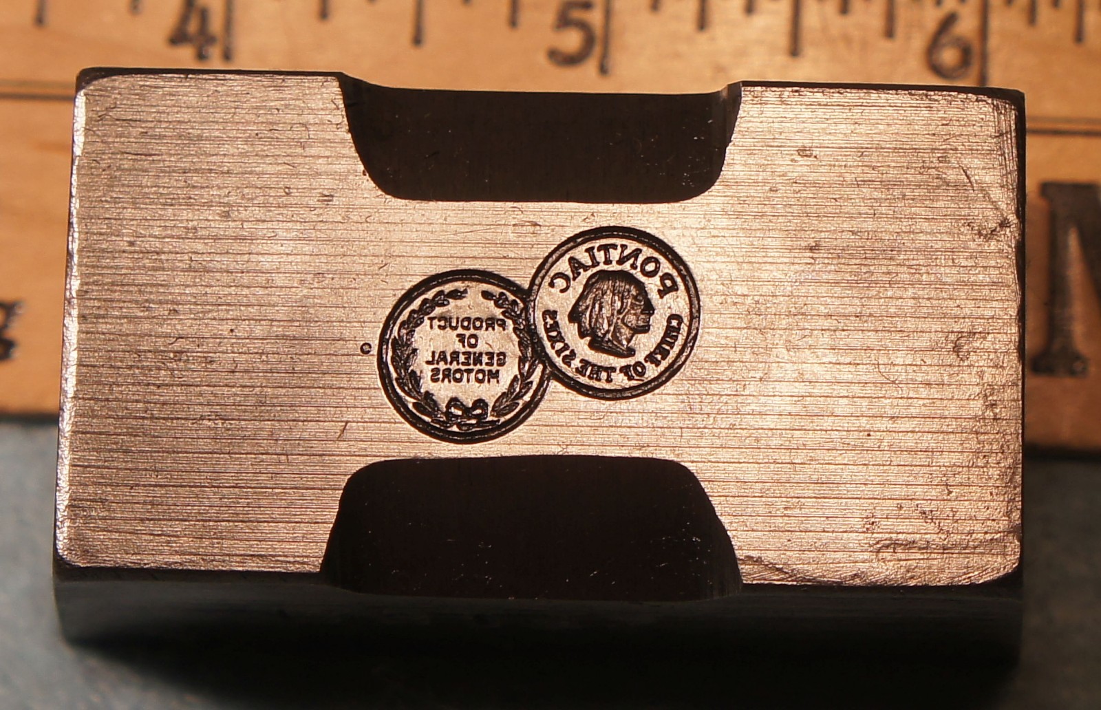 1926 PONTIAC Chief of the Sixes Pin STEEL STAMPING DIE Robbins RH527