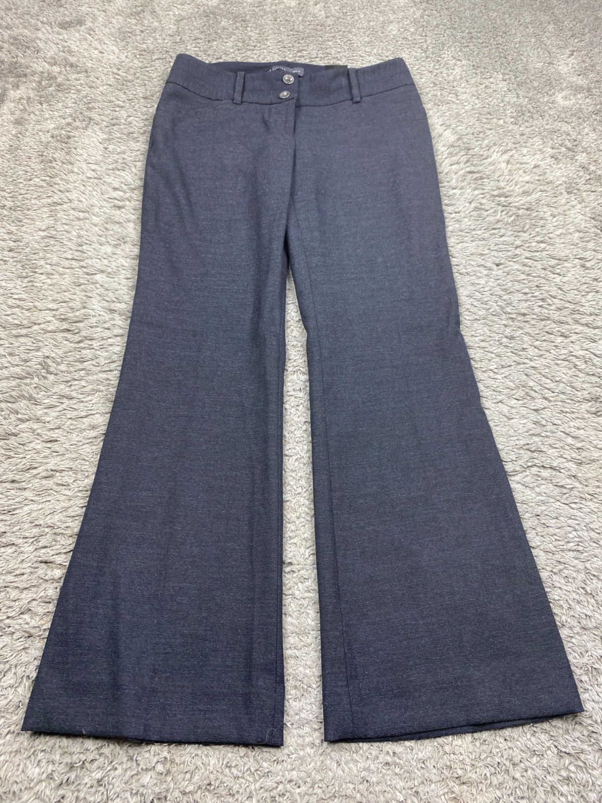 The Limited Pants Women 6 S Charcoal Gray Drew Fit Classic Flare Trousers NWT