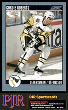 Gordie Roberts 1992-93 Score Canadian #201 Pittsburgh Penguins