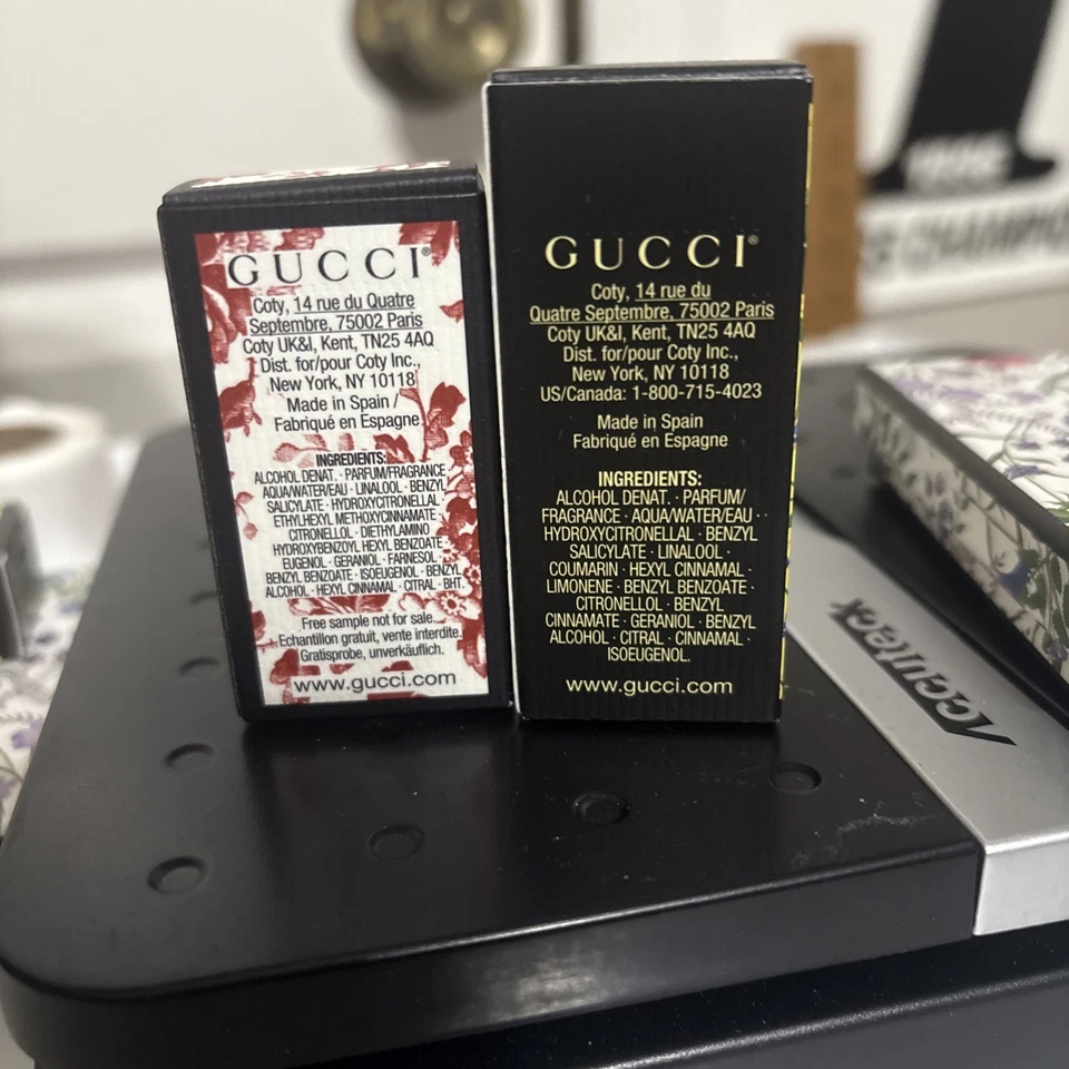 NUEVO Gucci 5 Piezas Mini Perfume Set de Regalo - Bloom & Flora - ¡Auténtico! Sin sellar Foto 3 de 3