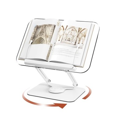 BYMECOST Acrylic Book Stand for Reading, Adjustable Book Holder... FAST USA SHIP