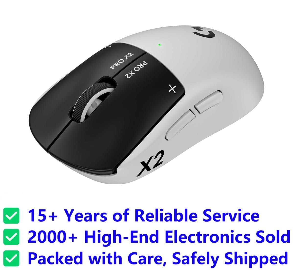 Logitech PRO X2 SUPERSTRIKE LIGHTSPEED Wireless Gaming Mouse | Pro
