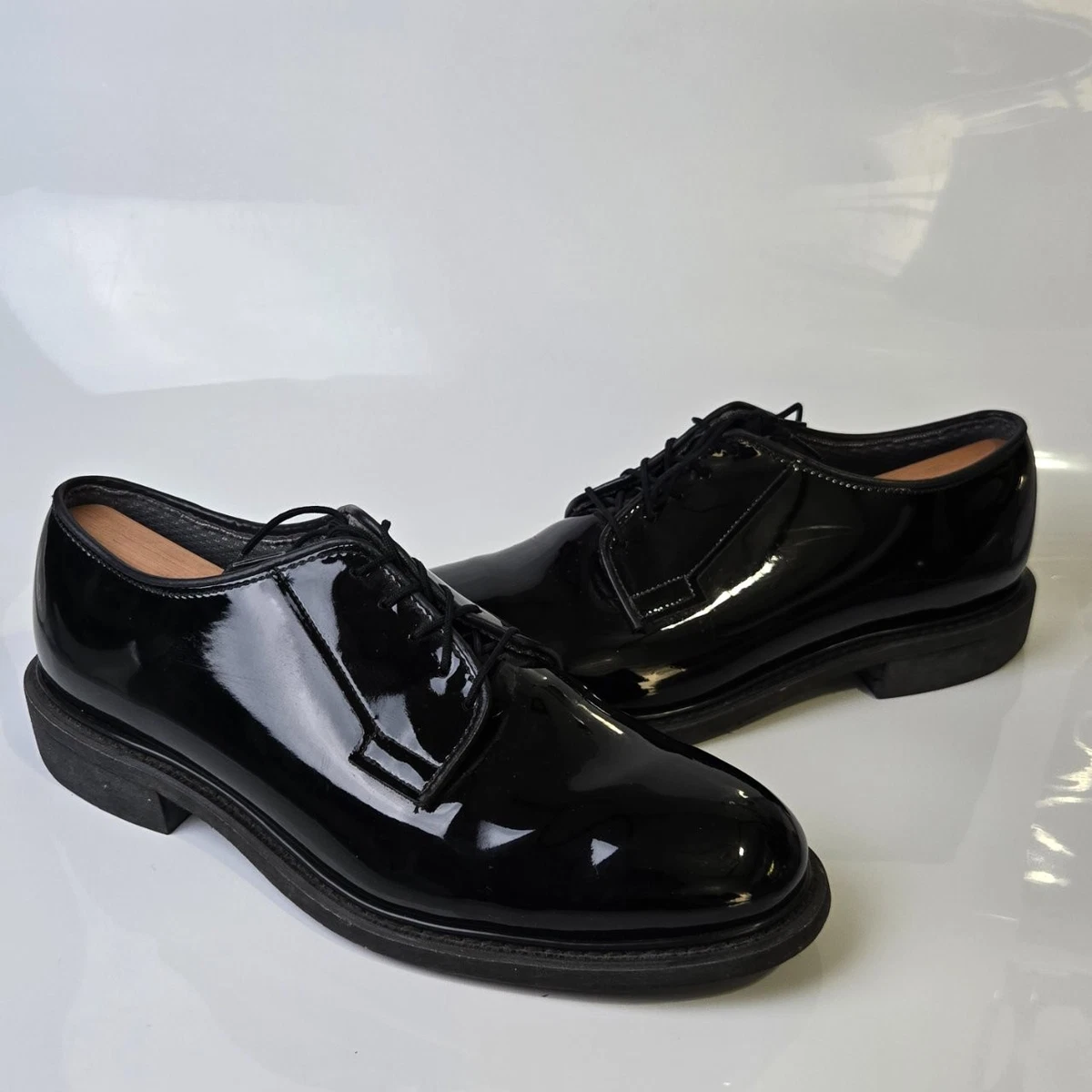 Bates Black Patent Leather‎ Oxford Dress Shoes Men Formal Military Uniform Bates Patent Leather Dress Shoes for Men for sale | eBay main image 3