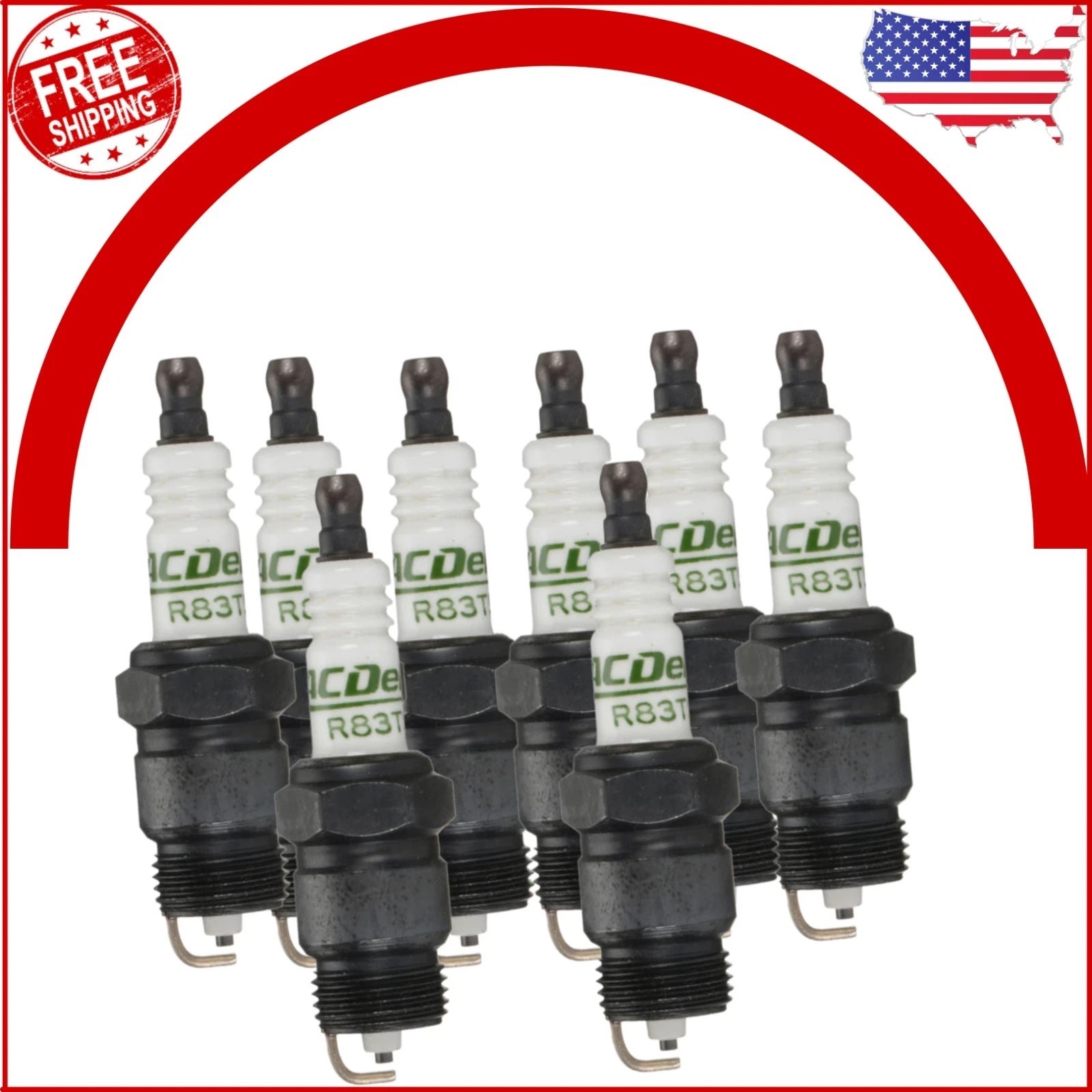AcDelco Set of 8 PCS For Mercury Ford Lincoln Shelby Edsel DeTomaso