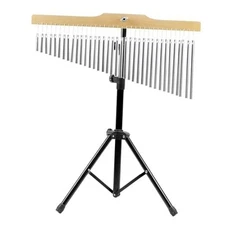  36 Tones Musical Chimes Instruments with 2.3-4.2 ft Adjustable Mounting Stand 
