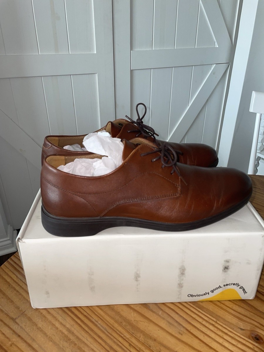 Amberjack The Original Dress Shoes Leather Men\'s Size 7 - Chestnut $195 New World main image 3