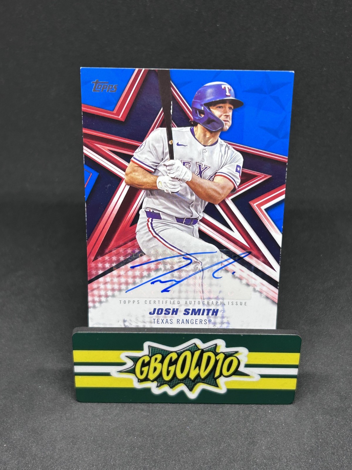 2026 Topps Josh Smith Auto Autograph /150 Rangers
