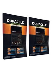 2-Pack DURACELL Rechargeable Batteries Value Charger SET w/ 6 AA  2 AAA NiMH