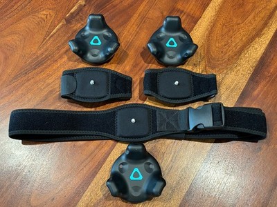 3 x HTC VIVE Tracker 2.0 For Steam VR  With Straps No USB Dongles 2PYV200