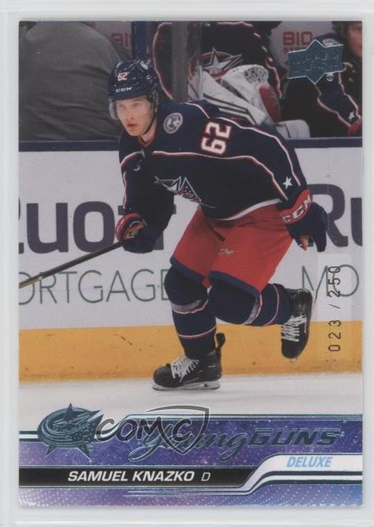 2023 Upper Deck Series 2 Young Guns Deluxe 23/250 Samuel Knazko #483 Rookie RC