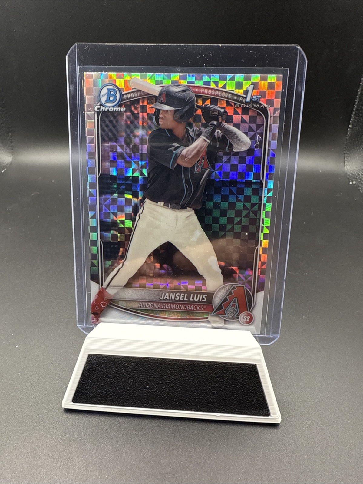 2025 Bowman #BCP-84 Jansel Luis 1st Chrome Prospects X-Fractor Diamondbacks