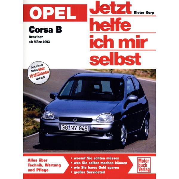 Opel Corsa B Typ S93 1993-2000 Jetzt Helfe Ich Mir Selbst Reparaturhandbuch-image