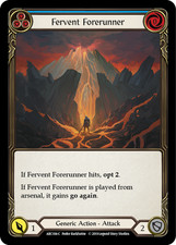 Fervent Forerunner (Blue) [ARC184-C] (Arcane Rising)  1st Edition Rainbow Foil N