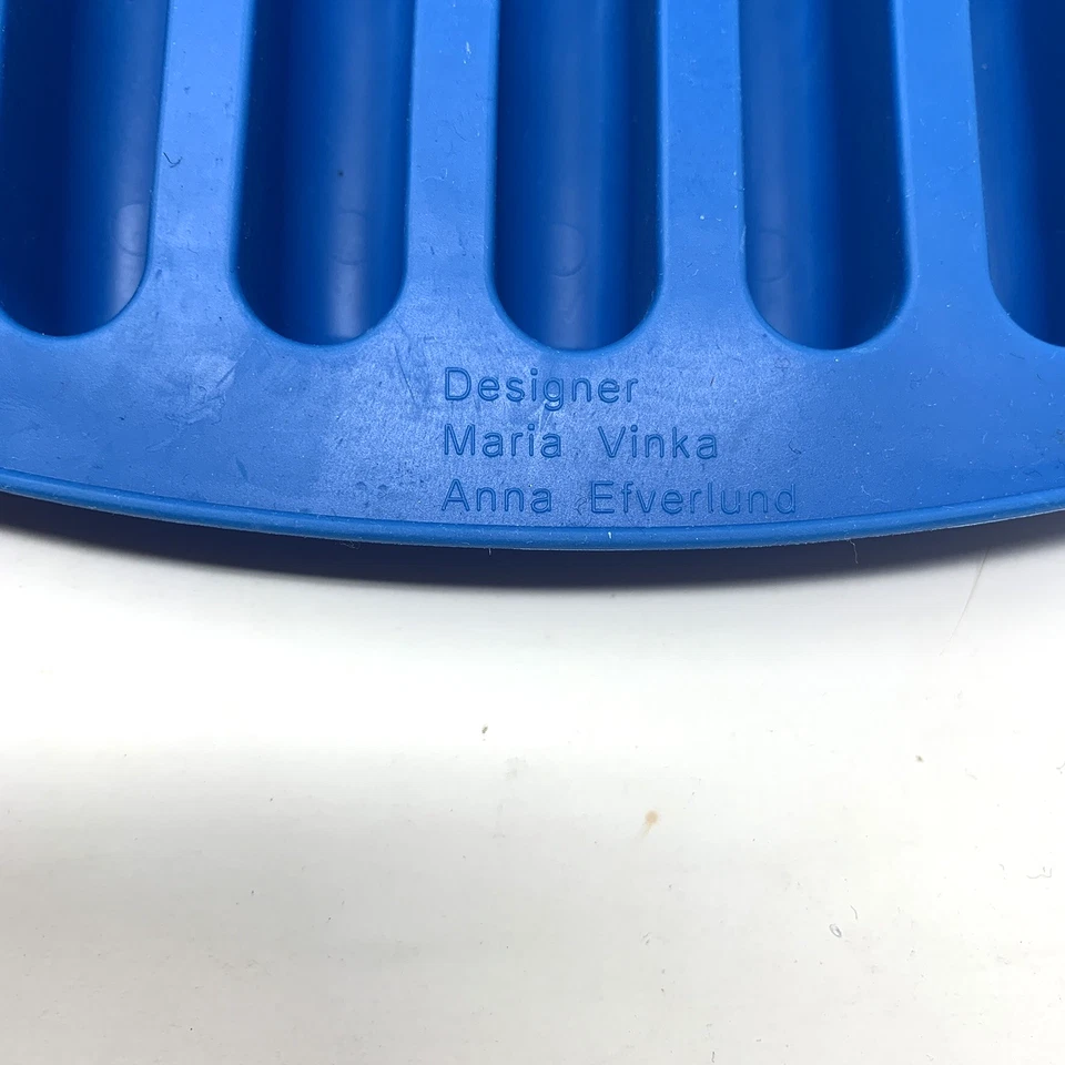 "2 moldes para cubitos de hielo IKEA para botellas de agua, azules, 7""" Foto 4 de 4