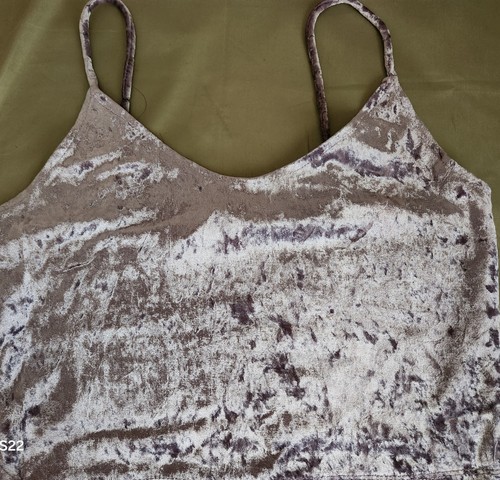 One Clothing Women’s Purple Solid Camisole Tank Top Straps Regular S