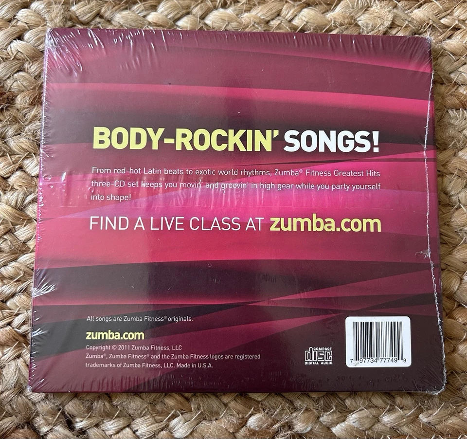 New Zumba Fitness, Greatest Hits, Sealed, Red Hot Latin Beats, 3CD, 2001 - Image 2 of 2