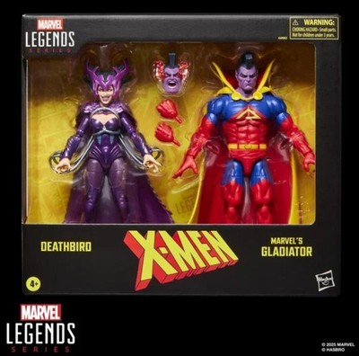 X-Men Marvel Legends Gladiator & Deathbird 6'' Action Figure 2-Pack **IN STOCK**