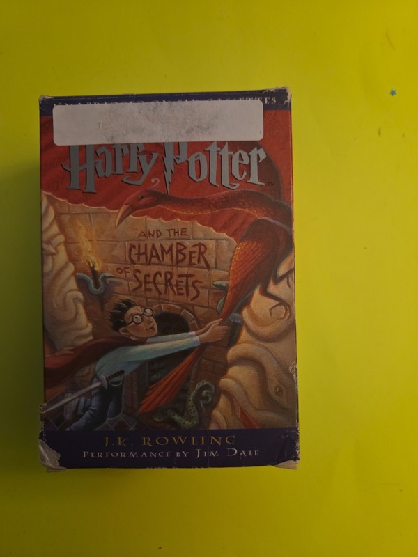 Harry Potter and The Chamber of Secrets Audio Books On Tape Set 6 Cassette Tapes