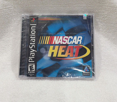 PS1 NASCAR Heat NEW factory sealed Sony Playstation 1 System Brand New Mint SIB