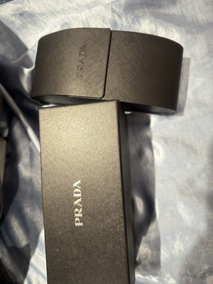 #ad #ad PRADA Milano Black Gold Trim $200.00