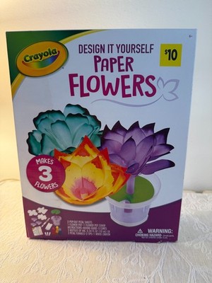Crayola Paper Flowers ''Design It Yourself''