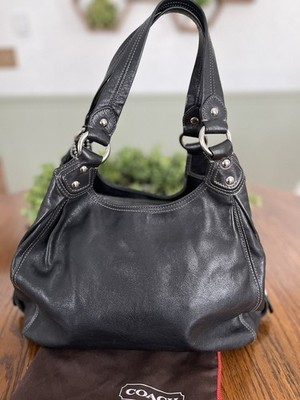 Coach 14336 Madison Maggie Y2K Black Hobo ShoulderBag Purse