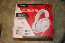 HyperX Cloud III Wired Gaming Headset (Gray/Red) BRAND NEW