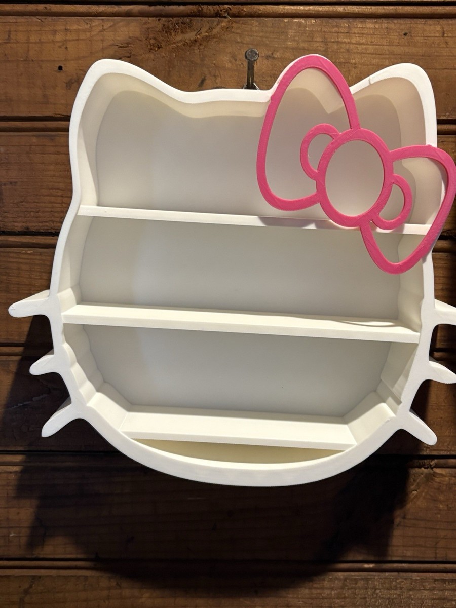 Hello Kitty Wall Shelf Organizer – Cute Display Rack with Bow, 3