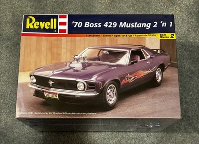 Revell '70 Boss 429 Mustang 2'n 1 Model Kit 1:24 Scale *Factory Sealed*