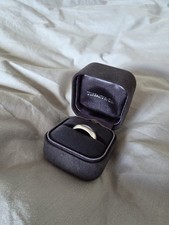 Tiffany & Co. Platinum Classic Wedding Band Ring Pt950 15.7g 6mm Wide Size S