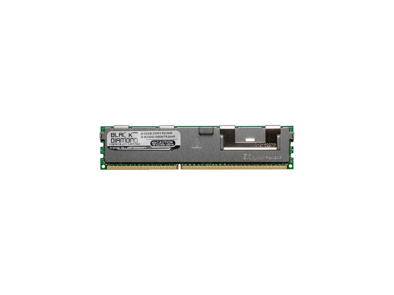 Black Diamond Memory 32GB 240-Pin DDR3 SDRAM DDR3 1066 (PC3 8500) ECC Registered