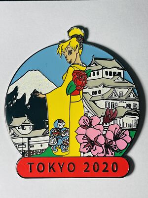 PIN TOKYO JAPAN 2020 DORIEMON PINK BADGE