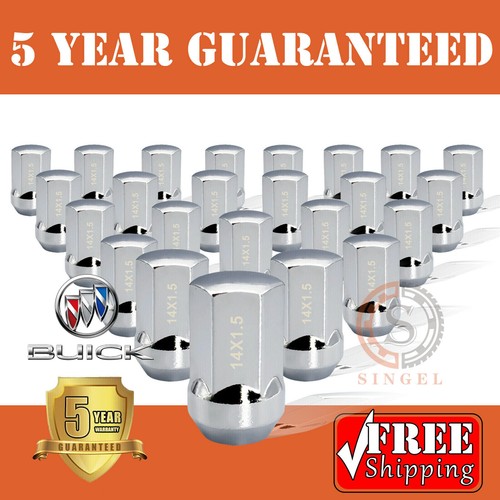 24x Chrome Buick Lacrosse Regal OEM Factory Wheel Lug Nut 14x1.5 Fit