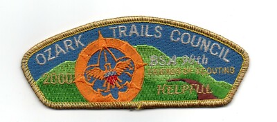 2000 Ozark Trails Council S-13 FOS - Helpful CSP, BSA 90th Anniv.,, Mint!