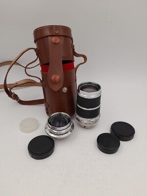 2x Voigtländer Objektiv Skoparex 3.4/35mm und Super Dynarex 4/135mm - Bessamatic