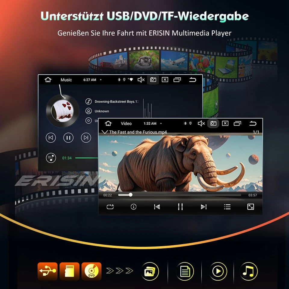 4+64GB DAB+Android 14 Autoradio GPS Opel Corsa C/D Zafira Astra H Meriva Vectra - Bild 4 von 4