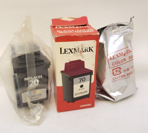 Lexmark 70/20 (12A1970/15M0120) Ink Cartridge 3-Pack GENUINE NEW - Picture 11 of 11