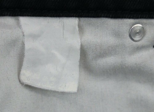 Pantalones de mezclilla Lee relajados de tiro alto negros vintage para mujer 5 bolsillos talla 12 (Sr 34x30) - Imagen 3 de 6