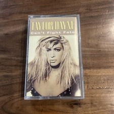 Music Cassette Taylor Dayne, Cant Fight Fate 1989 Vintage VG