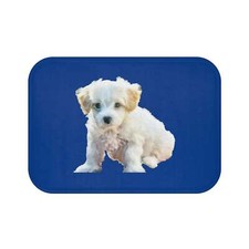 Bichon Frise Delight Bathroom Rug Mat