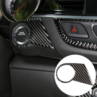 Real Carbon Fiber (Soft ) One-click Startup Stickers For BUI*CK Regal 2017-2020