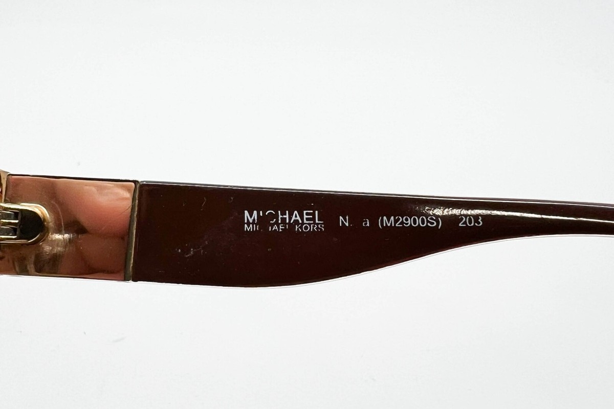 Michael‎ Kors Nora M2900S 203 Brown Butterfly Sunglasses Womens 57-15-135 22230 Michael Kors NORA M2900S 203 Sunglasses Frames Womens Brown  main image 2